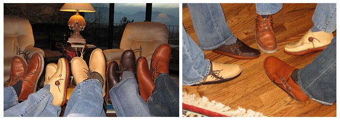 friends and family outfitted in WillyMocs