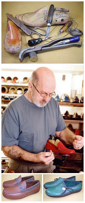 Willy O'Neal sewing shoes